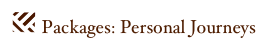 ￼  Packages: Personal Journeys